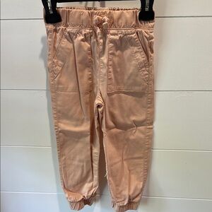 Peach Kids Jogger Pants